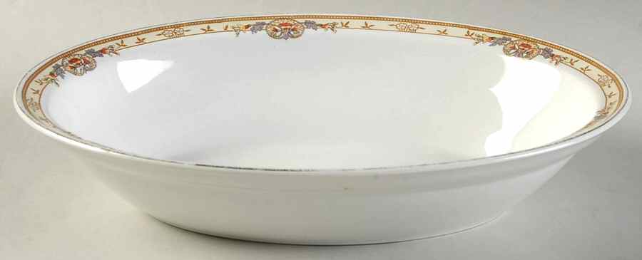 JB16 10" Oval Vegetable Bowl by Johnson Brothers-1