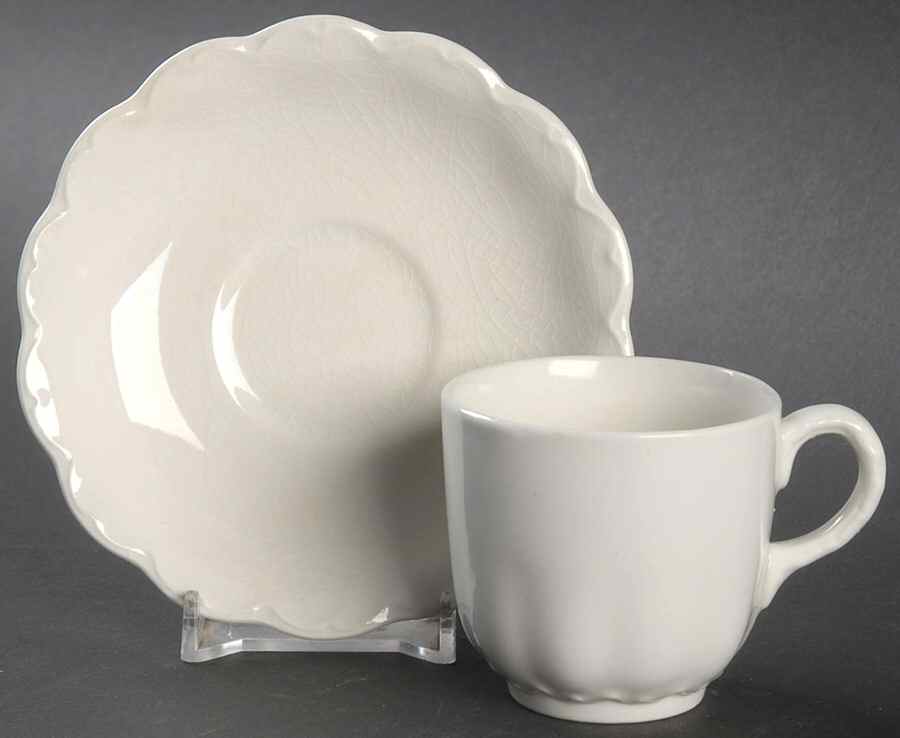 JB163 Flat Demitasse Cup & Saucer Set by Johnson Brothers-1