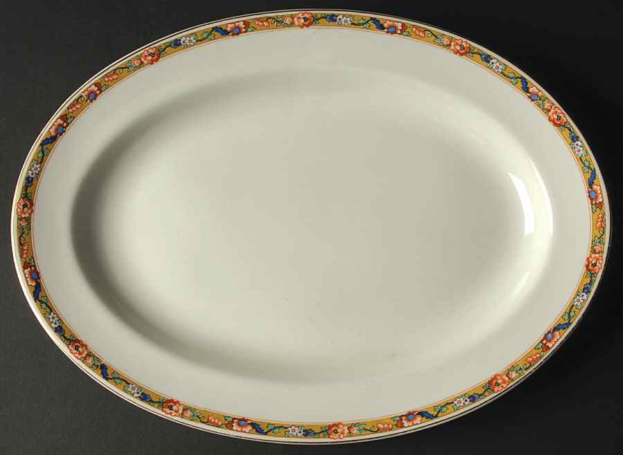JB17 14" Oval Serving Platter by Johnson Brothers-1