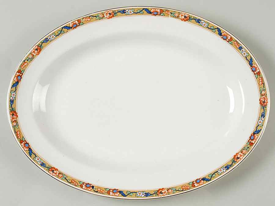 JB17 12" Oval Serving Platter by Johnson Brothers-1