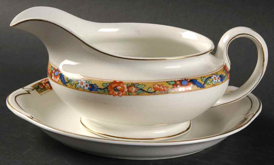JB17 Gravy Boat & Underplate/Relish by Johnson Brothers-1