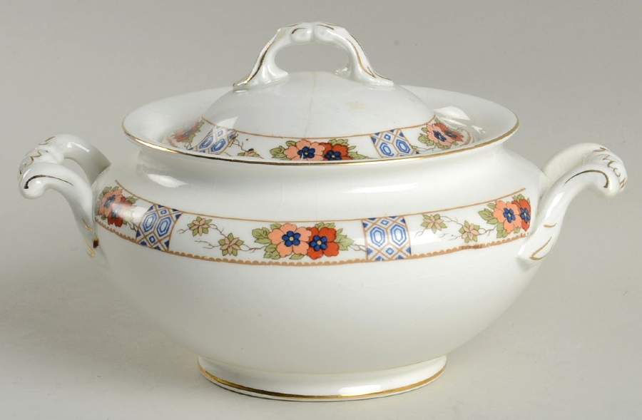 JB170 Sugar Bowl & Lid by Johnson Brothers-1