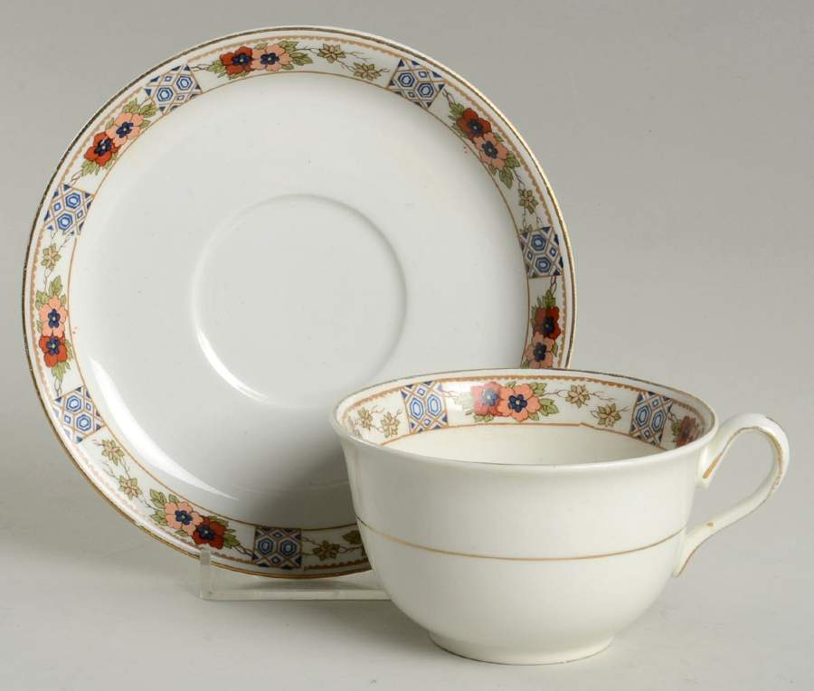 JB170 Flat Cup & Saucer Set by Johnson Brothers-1