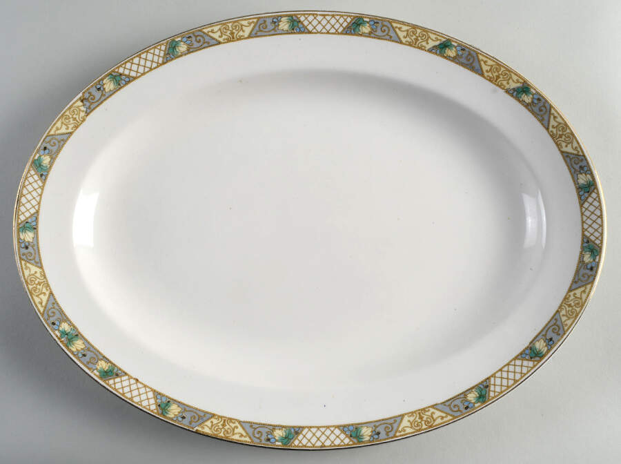 JB173 14" Oval Serving Platter by Johnson Brothers-1
