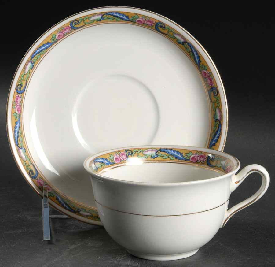 JB174 Flat Cup & Saucer Set by Johnson Brothers-1