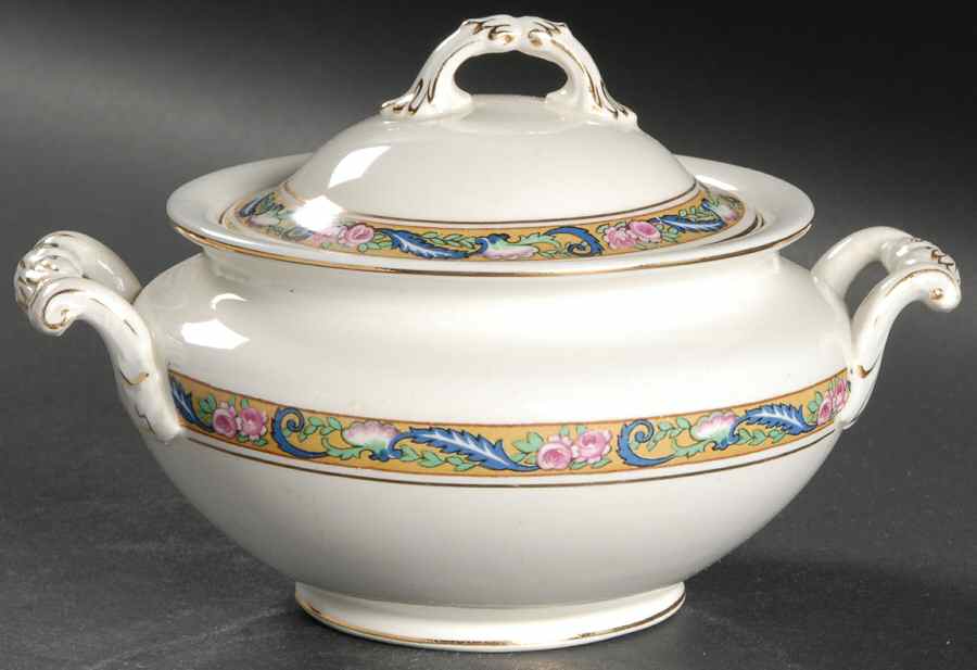 JB174 Sugar Bowl & Lid by Johnson Brothers-1