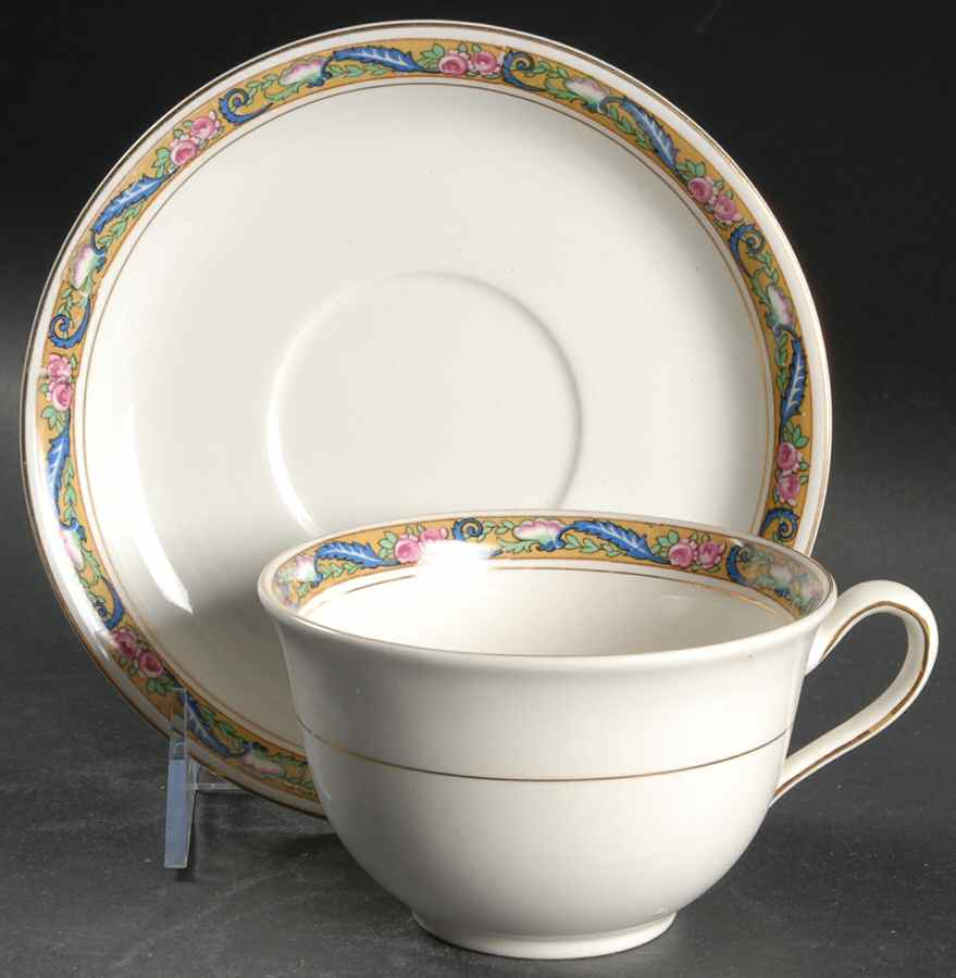 JB174 Oversized Cup & Saucer Set by Johnson Brothers-1
