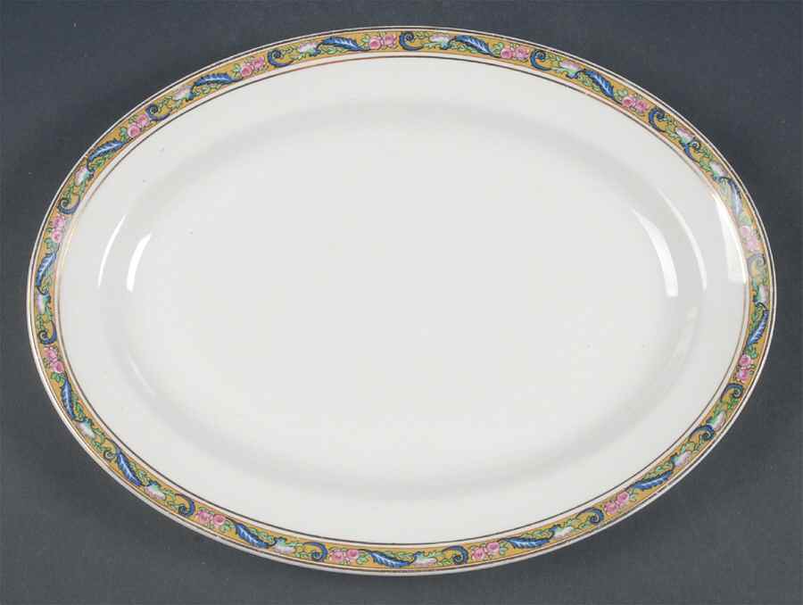 JB174 12" Oval Serving Platter by Johnson Brothers-1