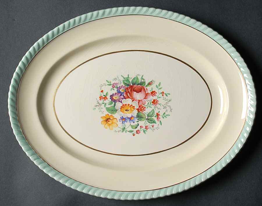 JB18 12" Oval Serving Platter by Johnson Brothers-1