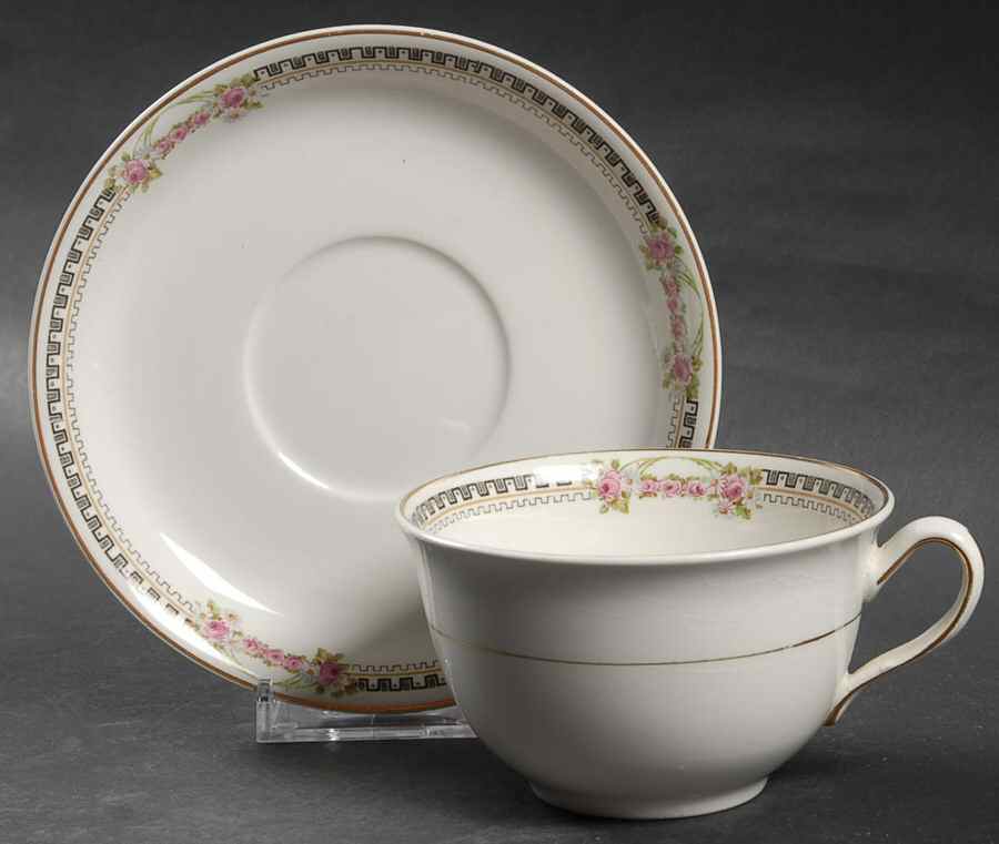 JB185 Flat Cup & Saucer Set by Johnson Brothers-1