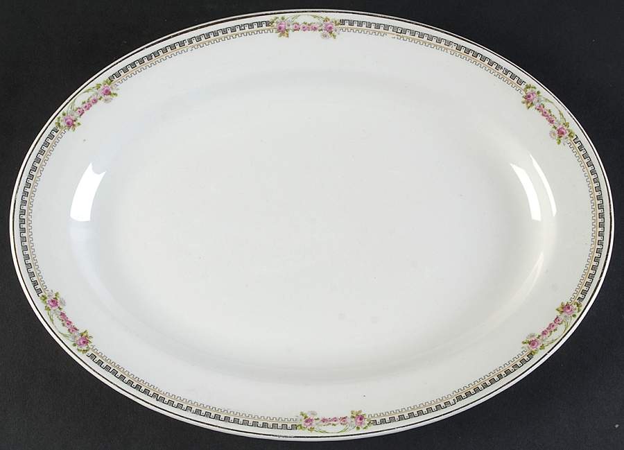 JB185 12" Oval Serving Platter by Johnson Brothers-1