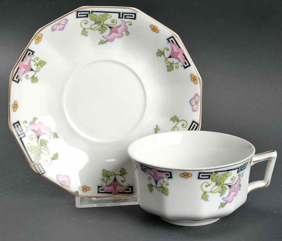 JB197 Flat Cup & Saucer Set by Johnson Brothers-1