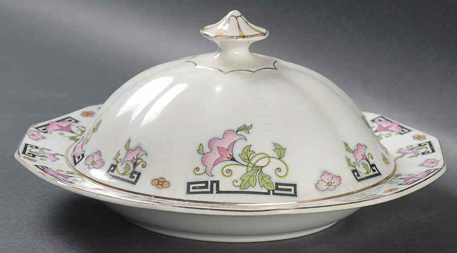 JB197 Round Covered Butter by Johnson Brothers-1