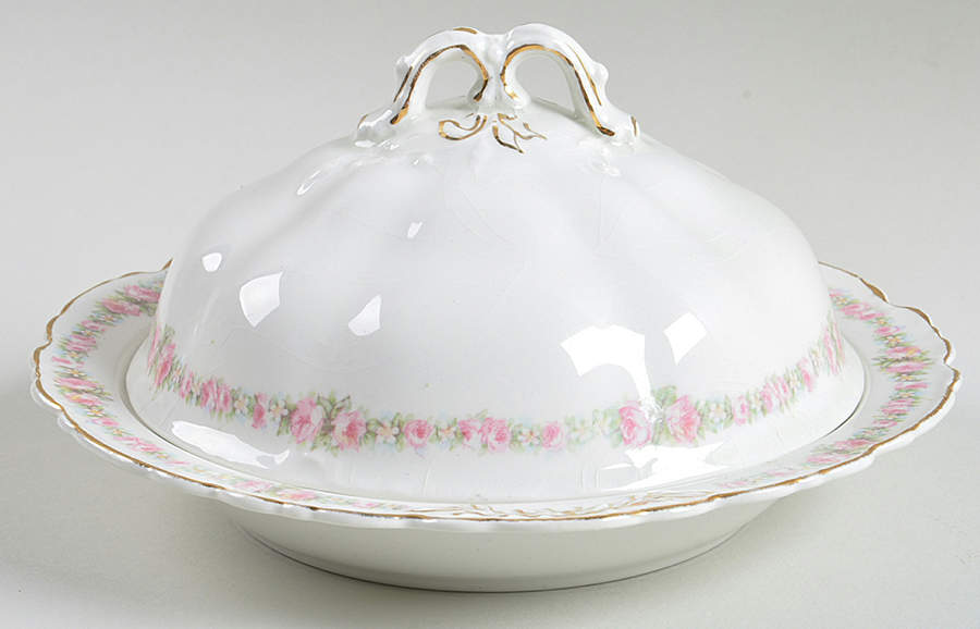JB203 Round Covered Butter by Johnson Brothers-1