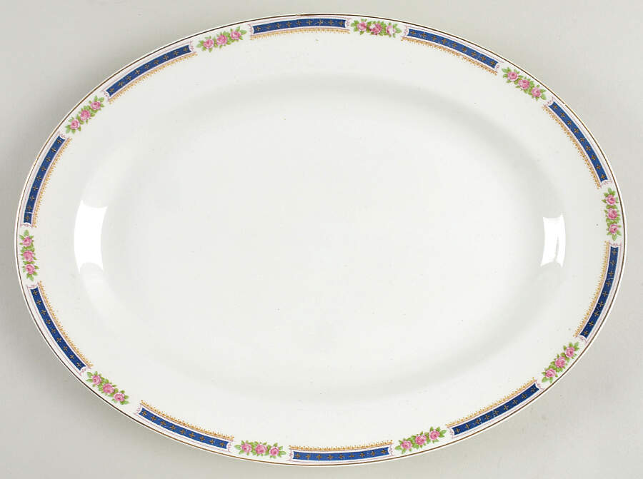 JB205 12" Oval Serving Platter by Johnson Brothers-1