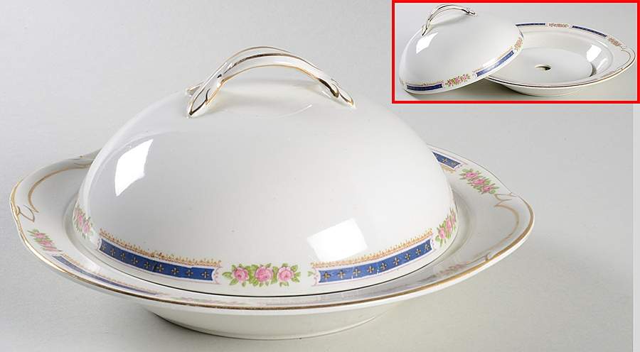 JB205 Round Covered Butter by Johnson Brothers-1