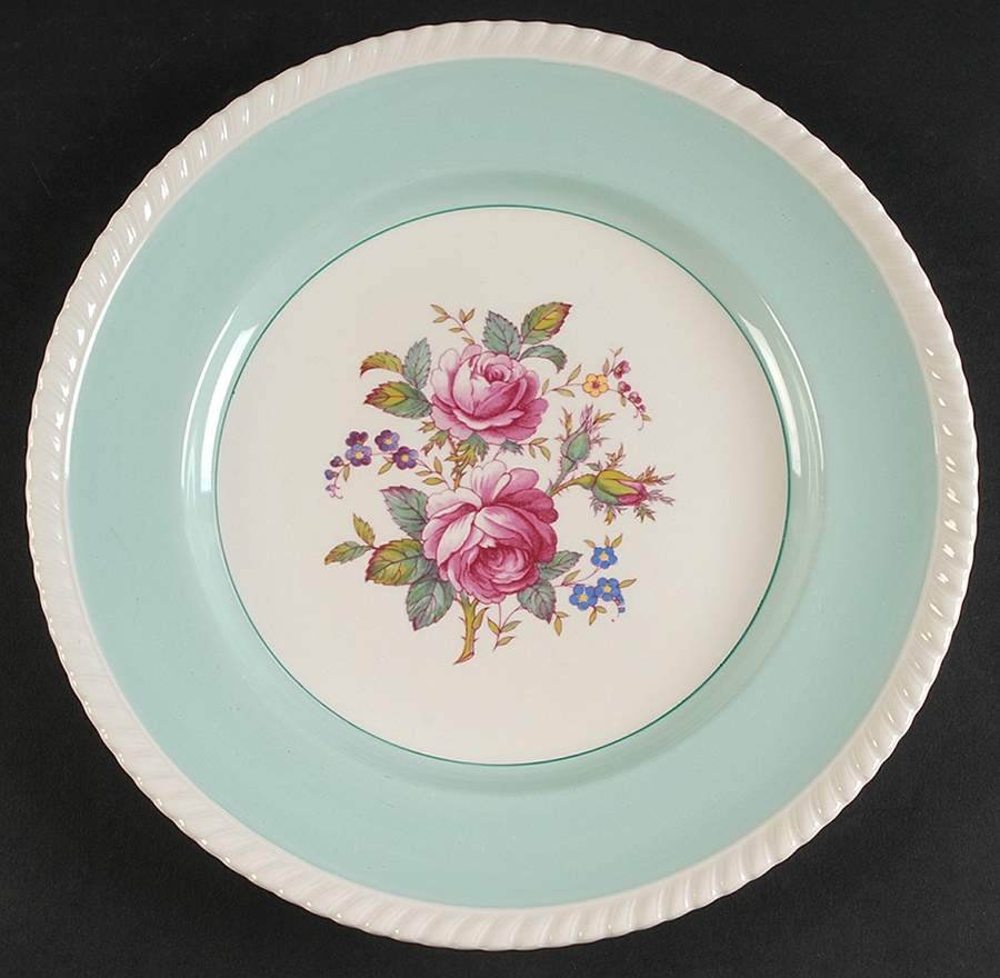 JB21 Aqua Dinner Plate by Johnson Brothers-1