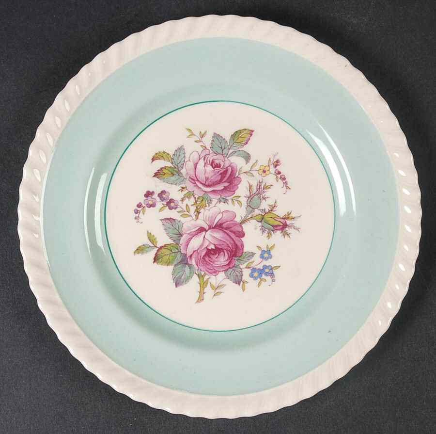 JB21 Aqua Bread & Butter Plate by Johnson Brothers-1