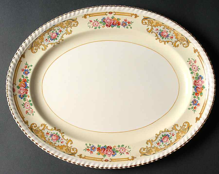 Harrow 14" Oval Serving Platter by Johnson Brothers-1