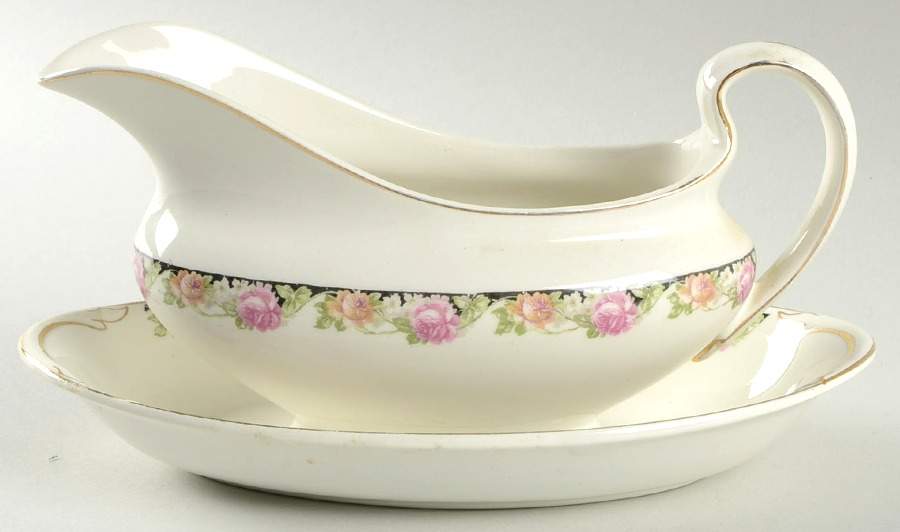 JB233 Gravy Boat & Underplate by Johnson Brothers-1