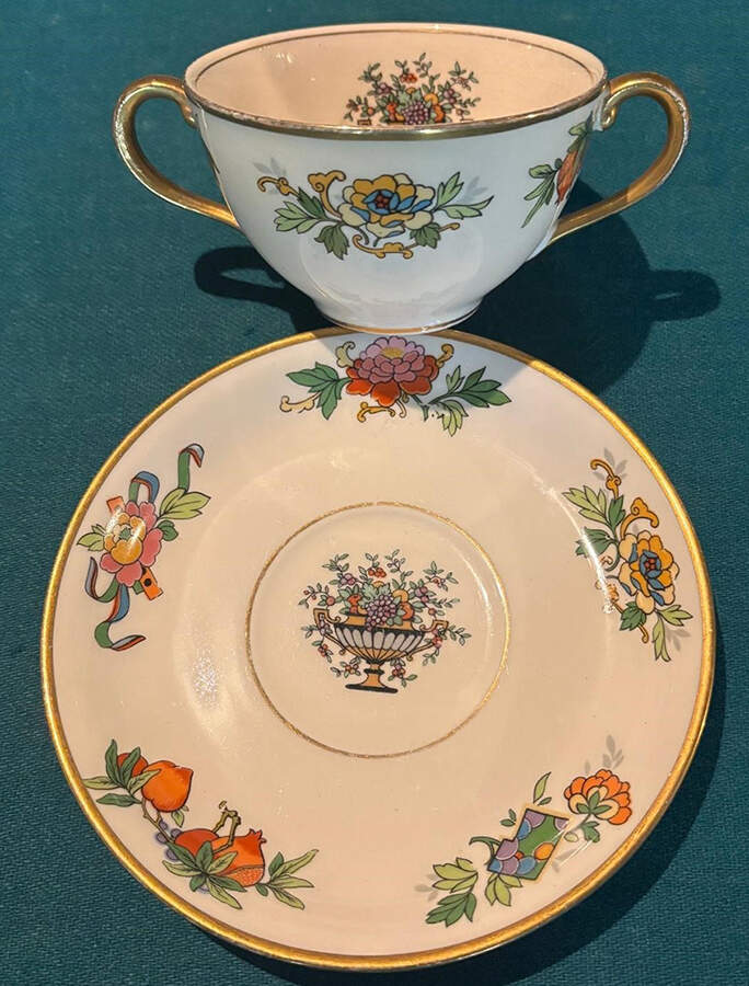 JB242 Bouillon Cup & Saucer by Johnson Brothers-1