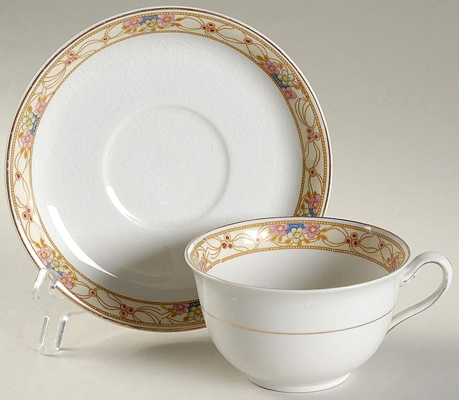JB29 Flat Cup & Saucer Set by Johnson Brothers-1