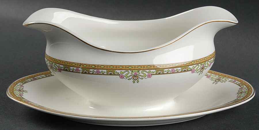 JB30 Gravy Boat with Attached Underplate by Johnson Brothers-1