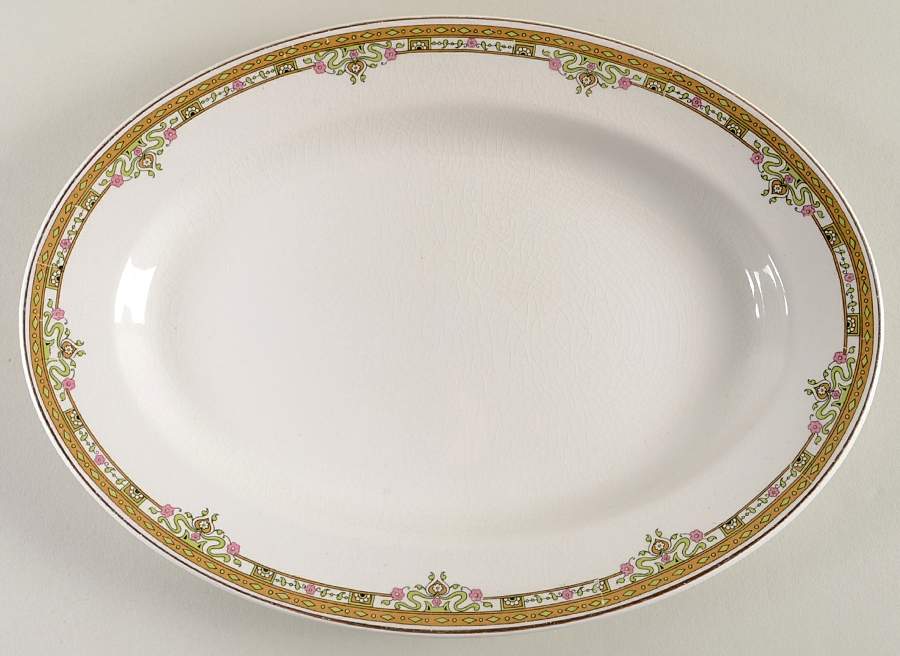 JB30 10" Oval Serving Platter by Johnson Brothers-1