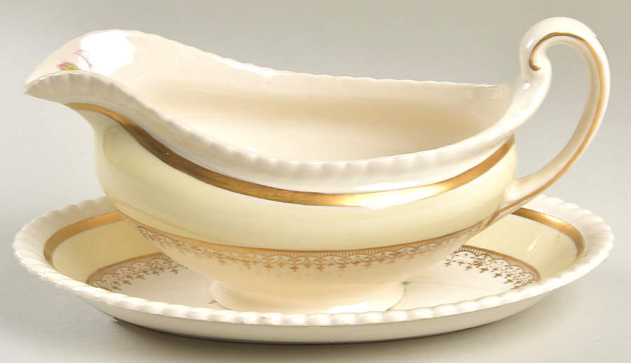 JB33 Gravy Boat & Underplate/Relish by Johnson Brothers-1