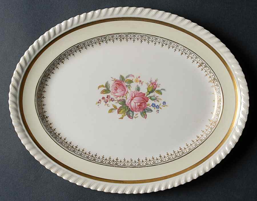 JB33 10" Oval Serving Platter by Johnson Brothers-1