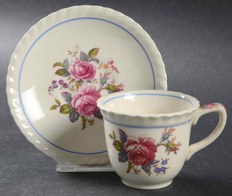 JB4 Flat Demitasse Cup & Saucer Set by Johnson Brothers-1