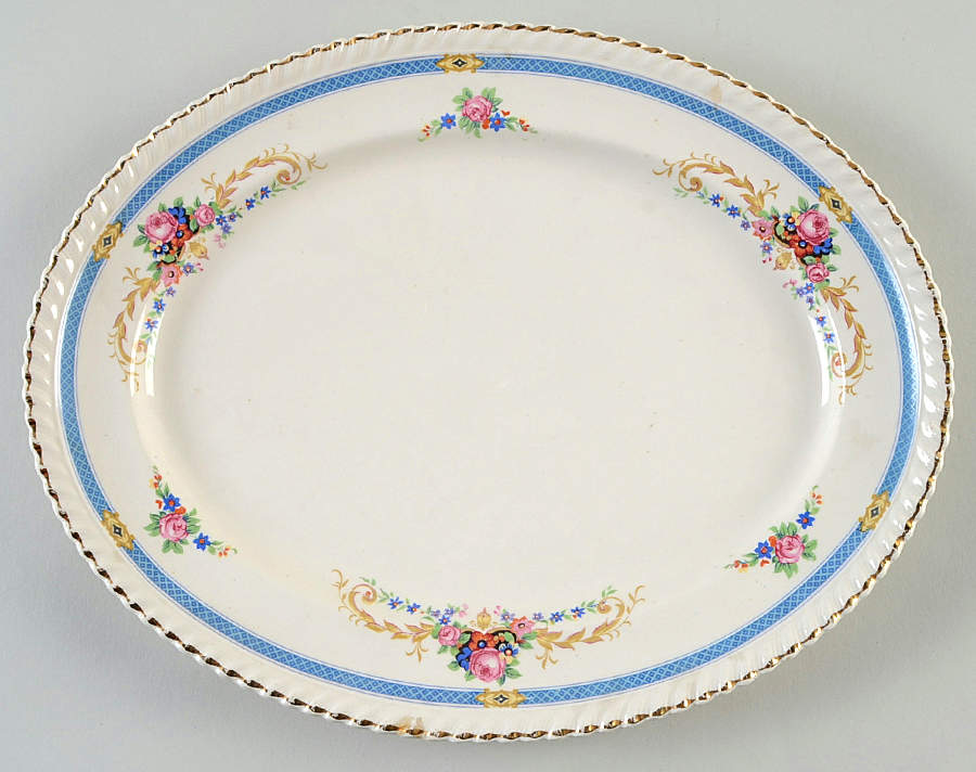 Kent 12" Oval Serving Platter by Johnson Brothers-1