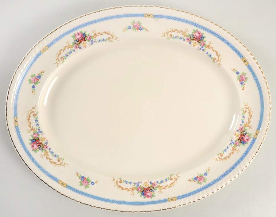 Kent 15" Oval Serving Platter by Johnson Brothers-1