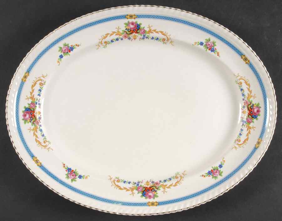 Kent 13" Oval Serving Platter by Johnson Brothers-1