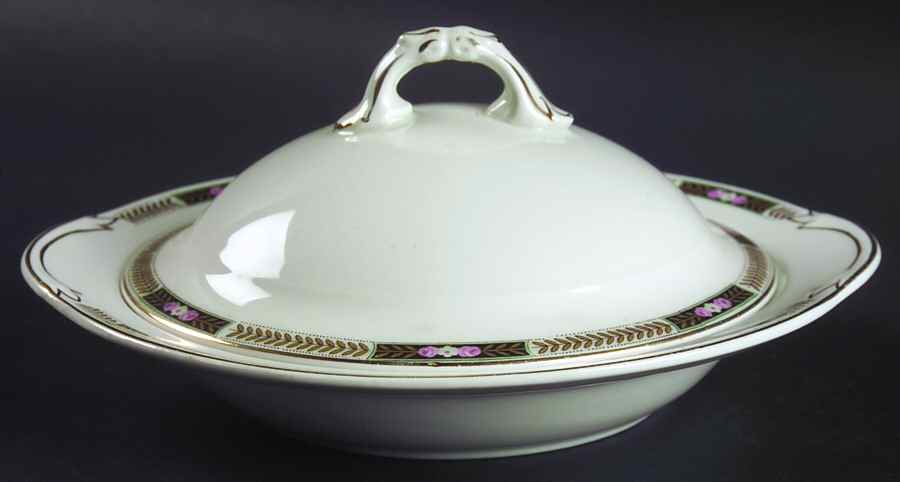 JB45 Round Covered Butter by Johnson Brothers-1