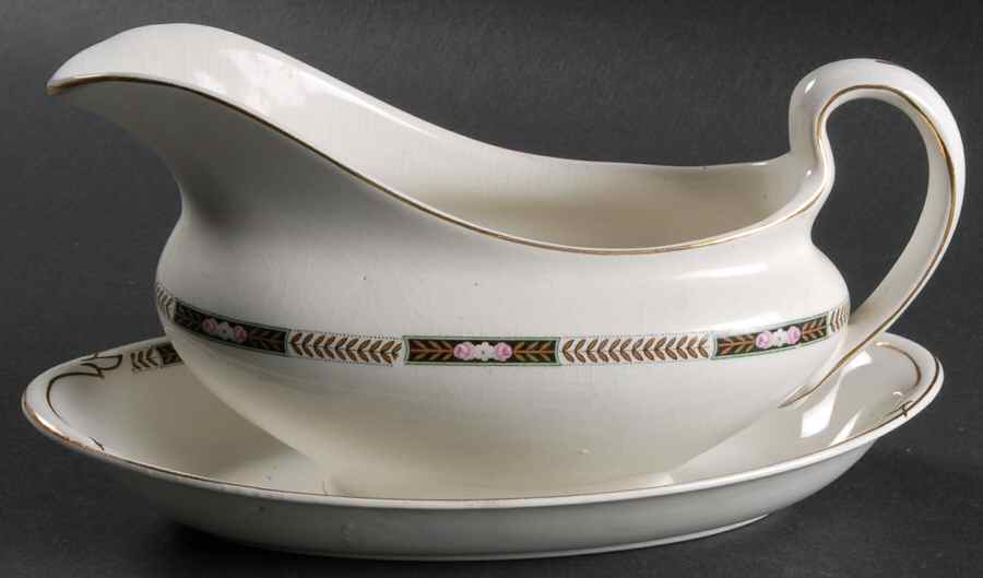 JB45 Gravy Boat & Underplate by Johnson Brothers-1