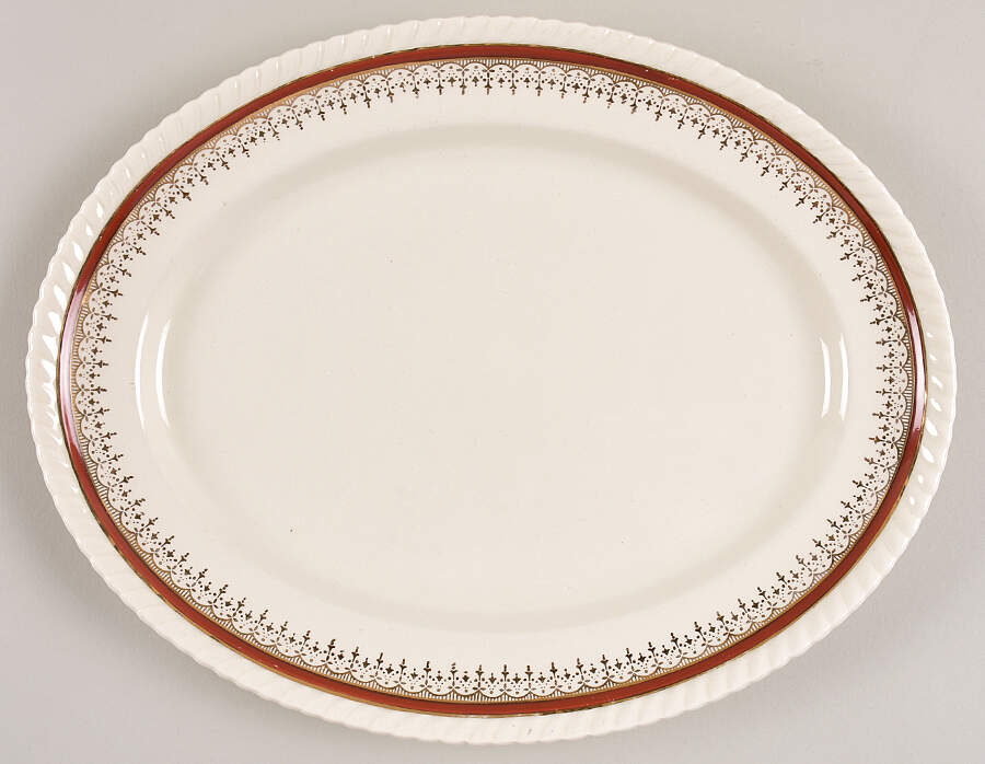 JB47 12" Oval Serving Platter by Johnson Brothers-1