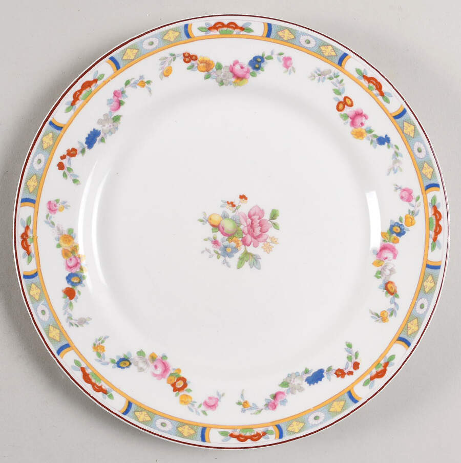 Arundale (Off White Background) Luncheon Plate by Johnson Brothers-1