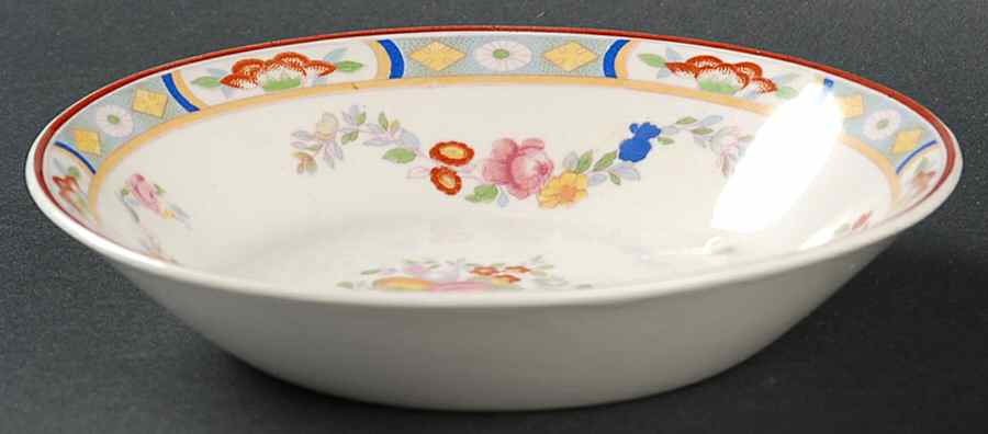 Arundale (Off White Background) Fruit/Dessert (Sauce) Bowl by Johnson Brothers-1