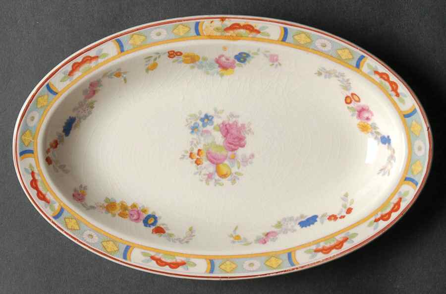 Arundale (Off White Background) Relish/Gravy Underplate by Johnson Brothers-1