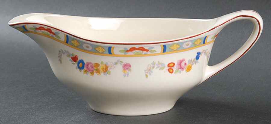 Arundale (Off White Background) Gravy Boat by Johnson Brothers-1