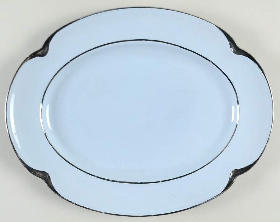 JB52 (GRAYDAWN) 10" Oval Serving Platter by Johnson Brothers-1