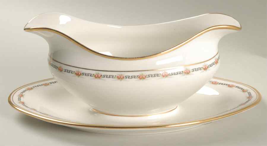 JB56 Gravy Boat with Attached Underplate by Johnson Brothers-1