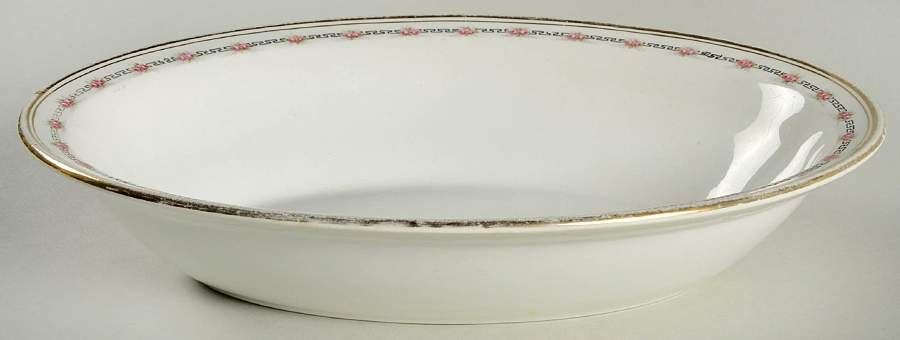 JB56 10" Oval Vegetable Bowl by Johnson Brothers-1