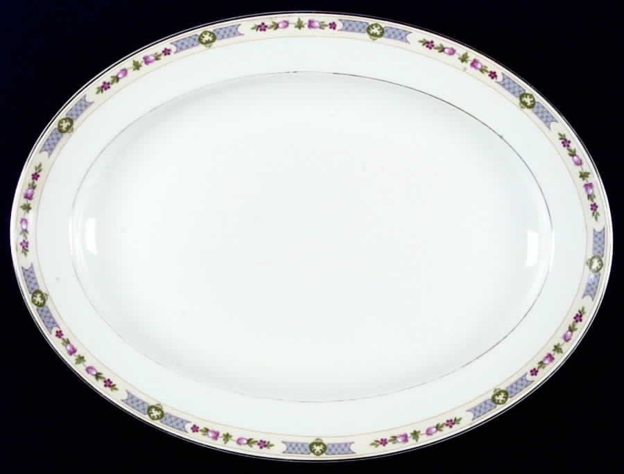JB57 12" Oval Serving Platter by Johnson Brothers-1