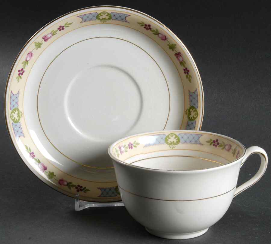 JB57 Oversized Cup & Saucer Set by Johnson Brothers-1
