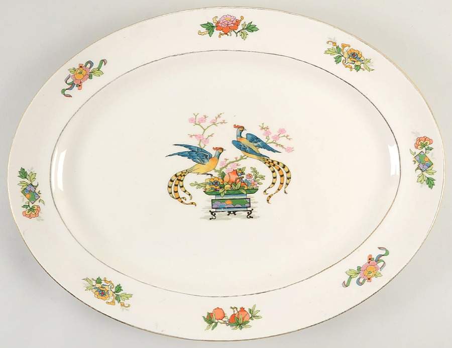 JB59 16" Oval Serving Platter by Johnson Brothers-1