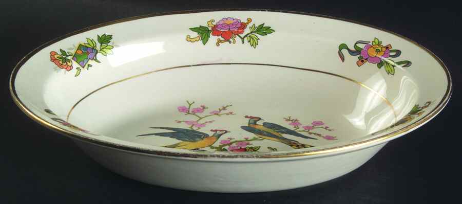 JB59 10" Oval Vegetable Bowl by Johnson Brothers-1