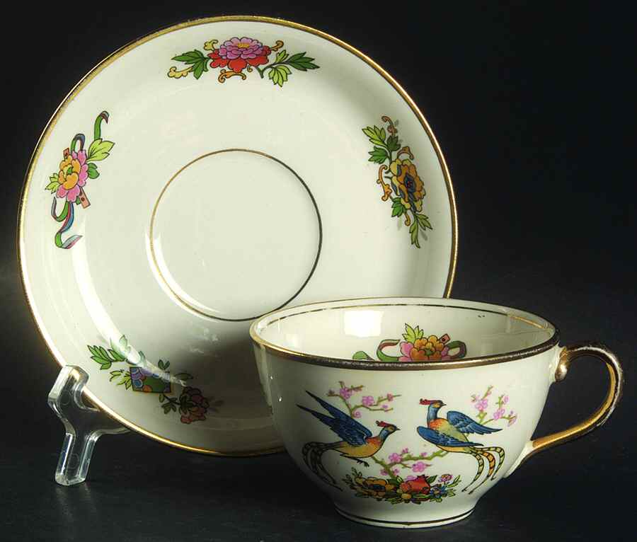 JB59 Flat Cup & Saucer Set by Johnson Brothers-1