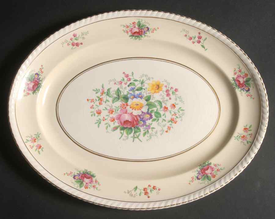 JB66 14" Oval Serving Platter by Johnson Brothers-1